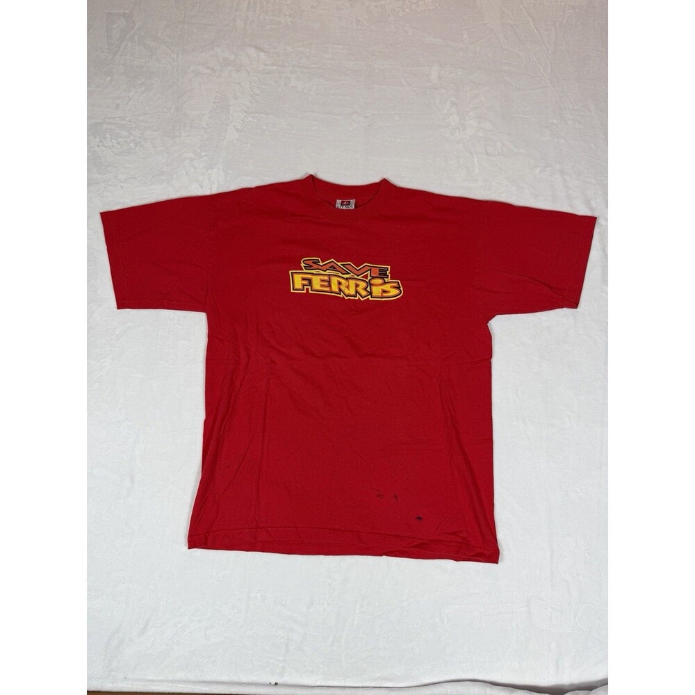 Vintage 90s Save Ferris Rare Ska Punk Band T Shirt Size XL RARE